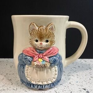 OTAGIRI Handcrafted Mama Cat Coffee Tea Mug Cup | Mrs Whiskers | Japan